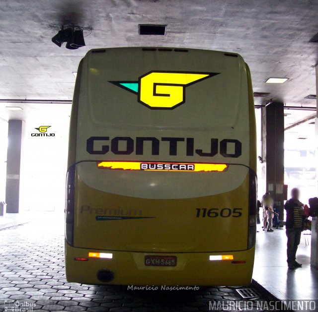 Empresa Gontijo de Transportes 11605 na cidade de Belo Horizonte, Minas Gerais, Brasil, por Maurício Nascimento. Número da foto: #3352073.