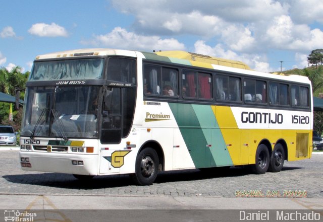 Empresa Gontijo de Transportes 15120 na cidade de Perdões, Minas Gerais, Brasil, por Daniel  Machado. ID da foto: 3352759.