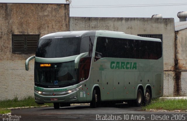 Viação Garcia 7897 na cidade de Ourinhos, São Paulo, Brasil, por Cristiano Soares da Silva. Número da foto: #3352201.
