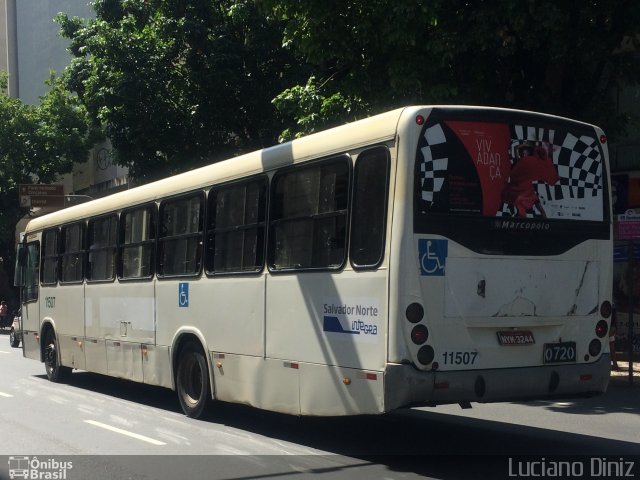 Concessionária Salvador Norte - CSN Transportes 11507 na cidade de Salvador, Bahia, Brasil, por Luciano Diniz. Número da foto: #3353748.