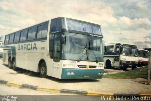Viação Garcia 6253 na cidade de São José dos Campos, São Paulo, Brasil, por Paulo Rafael Peixoto. Número da foto: #3354144.