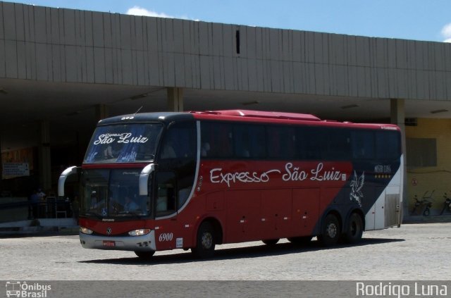 Expresso São Luiz 6900 na cidade de Caruaru, Pernambuco, Brasil, por Rodrigo Luna. Número da foto: #3355823.