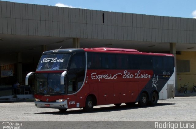 Expresso São Luiz 6900 na cidade de Caruaru, Pernambuco, Brasil, por Rodrigo Luna. ID da foto: 3355823.