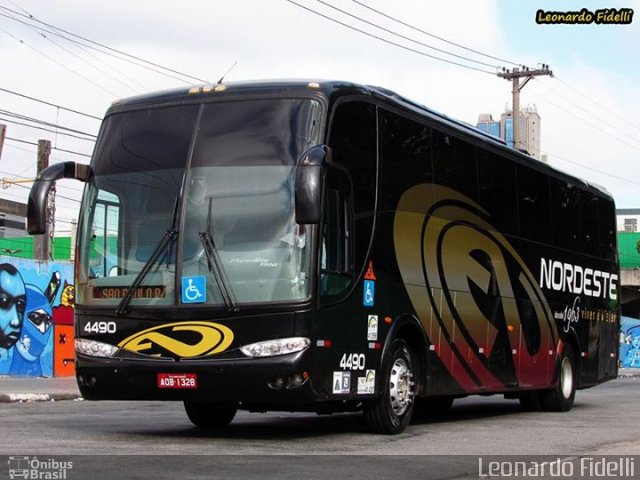 Expresso Nordeste 4490 na cidade de São Paulo, São Paulo, Brasil, por Leonardo Fidelli. Número da foto: #3355183.