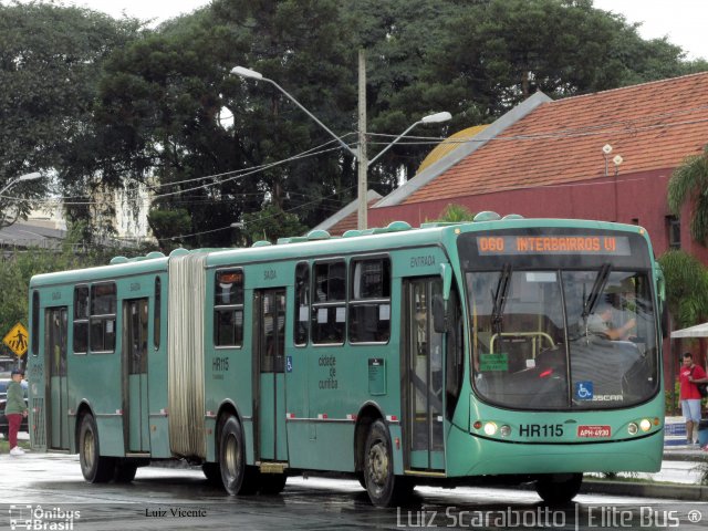 Auto Viação Redentor HR115 na cidade de Curitiba, Paraná, Brasil, por Luiz Scarabotto . ID da foto: 3356189.