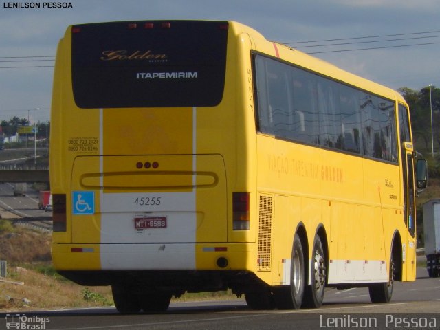 Viação Itapemirim 45255 na cidade de Caruaru, Pernambuco, Brasil, por Lenilson da Silva Pessoa. ID da foto: 3357433.