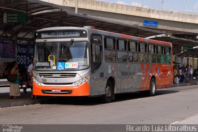 Viação Osasco 769 na cidade de Osasco, São Paulo, Brasil, por Ricardo Luiz. ID da foto: 3358323.