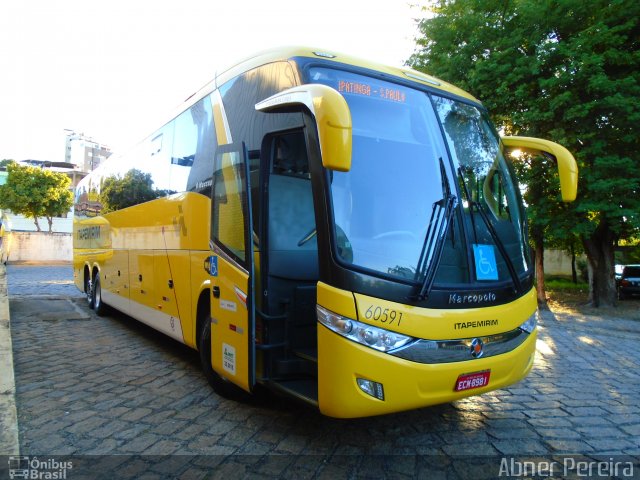 Viação Itapemirim 60591 na cidade de Ipatinga, Minas Gerais, Brasil, por Abner Pereira. ID da foto: 3357463.