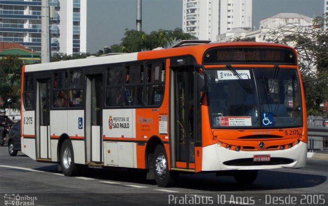 Viação Gato Preto 8 2175 na cidade de São Paulo, São Paulo, Brasil, por Cristiano Soares da Silva. Número da foto: #3356389.