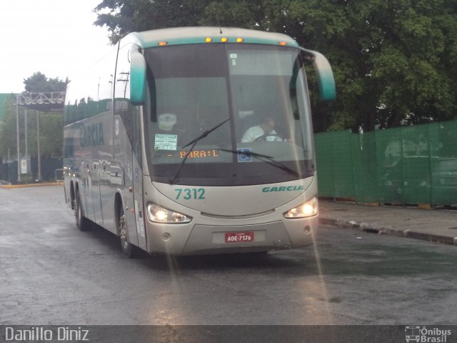Viação Garcia 7312 na cidade de São Paulo, São Paulo, Brasil, por Douglas Jesus. Número da foto: #3358270.