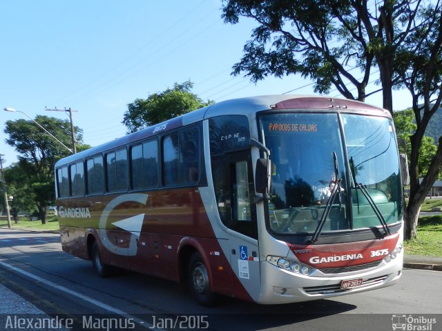 Expresso Gardenia 3675 na cidade de Poços de Caldas, Minas Gerais, Brasil, por Alexandre  Magnus. Número da foto: #3357459.
