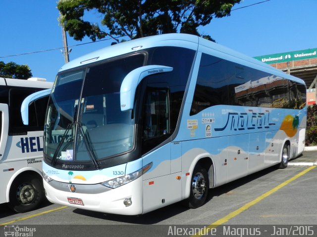 Transportadora Turística Natal 1330 na cidade de Poços de Caldas, Minas Gerais, Brasil, por Alexandre  Magnus. Número da foto: #3357443.