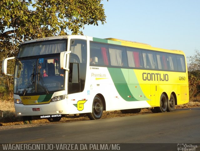 Empresa Gontijo de Transportes 12160 na cidade de Várzea da Palma, Minas Gerais, Brasil, por Wagner Gontijo Várzea da Palma-mg. ID da foto: 3359880.