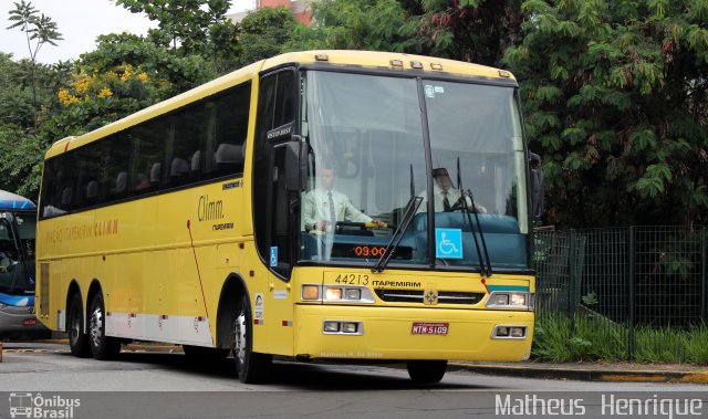 Viação Itapemirim 44213 na cidade de São Paulo, São Paulo, Brasil, por Matheus Henrique. Número da foto: #3359775.