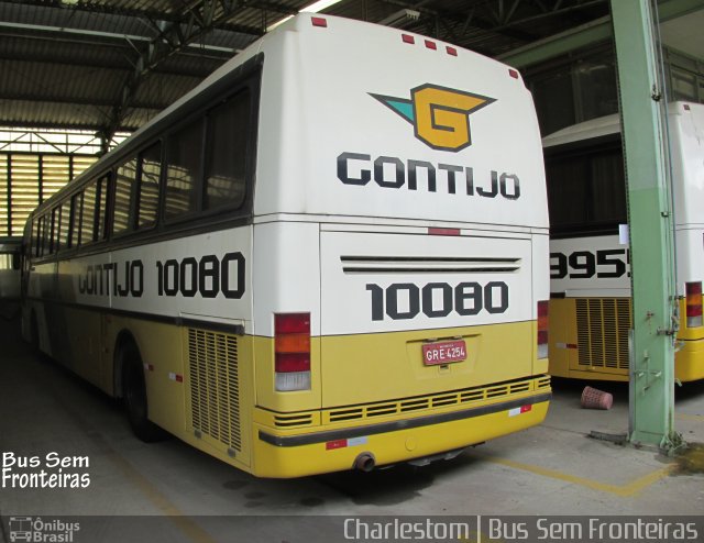 Empresa Gontijo de Transportes 10080 na cidade de Contagem, Minas Gerais, Brasil, por Charlestom Vinicius Carvalho Silva. ID da foto: 3359714.