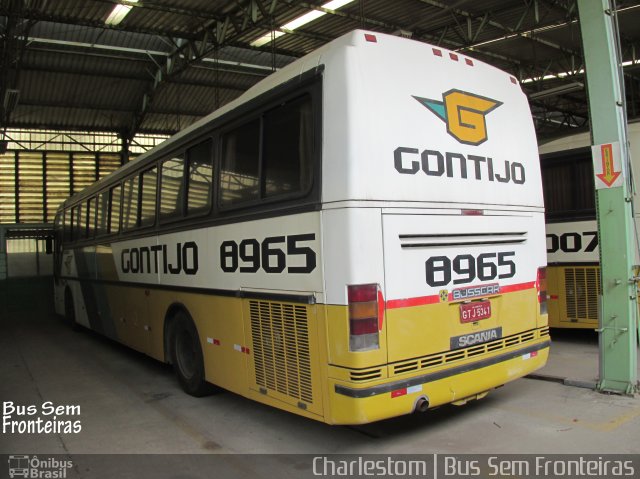 Empresa Gontijo de Transportes 8965 na cidade de Contagem, Minas Gerais, Brasil, por Charlestom Vinicius Carvalho Silva. ID da foto: 3359756.