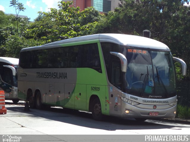 Transbrasiliana Transportes e Turismo 50909 na cidade de São Paulo, São Paulo, Brasil, por Alexandre Rodrigo. Número da foto: #3359845.
