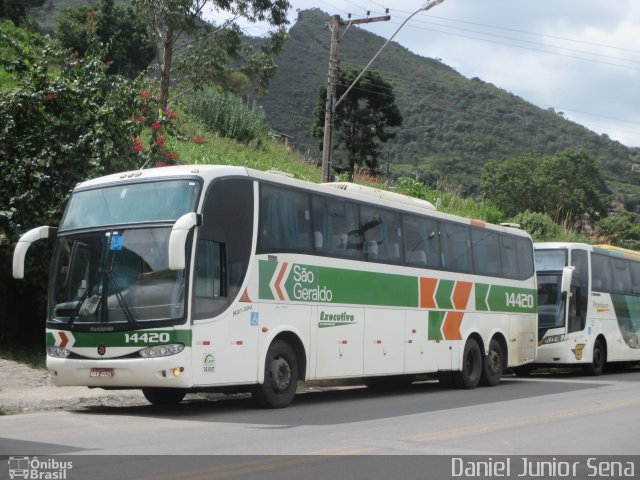 Cia. São Geraldo de Viação 14420 na cidade de Ouro Preto, Minas Gerais, Brasil, por Daniel Junior Sena. Número da foto: #3360472.