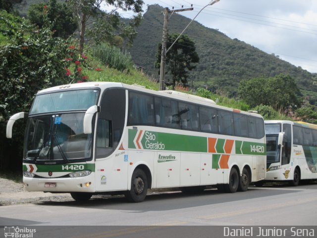 Cia. São Geraldo de Viação 14420 na cidade de Ouro Preto, Minas Gerais, Brasil, por Daniel Junior Sena. ID da foto: 3360472.