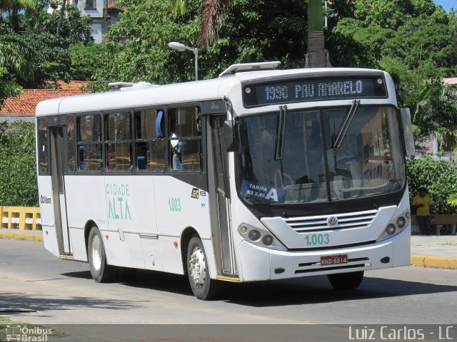 Cidade Alta Transportes 1.003 na cidade de Olinda, Pernambuco, Brasil, por Luiz Carlos de Santana. ID da foto: 3359598.