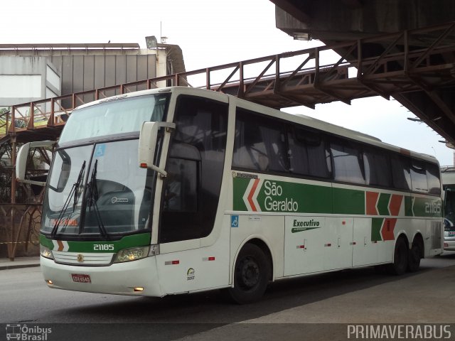 Cia. São Geraldo de Viação 21185 na cidade de Rio de Janeiro, Rio de Janeiro, Brasil, por Alexandre Rodrigo. ID da foto: 3359674.