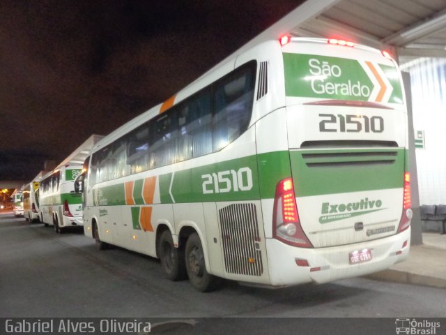 Cia. São Geraldo de Viação 21510 na cidade de Belo Horizonte, Minas Gerais, Brasil, por Gabriel Oliveira. ID da foto: 3362078.