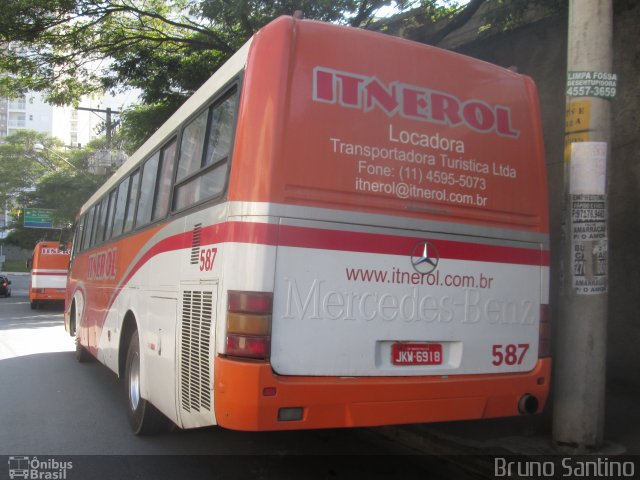 Itnerol Produções e Transportes Ltda. 587 na cidade de Taboão da Serra, São Paulo, Brasil, por Bruno Santino. Número da foto: #3361603.