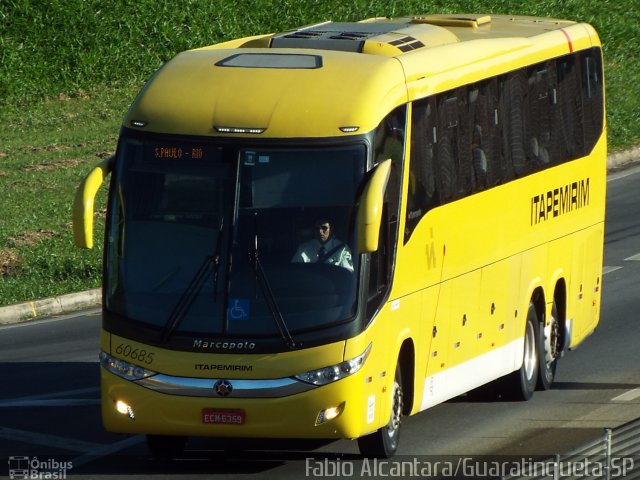 Viação Itapemirim 60685 na cidade de Aparecida, São Paulo, Brasil, por Fabio Alcantara. Número da foto: #3361883.