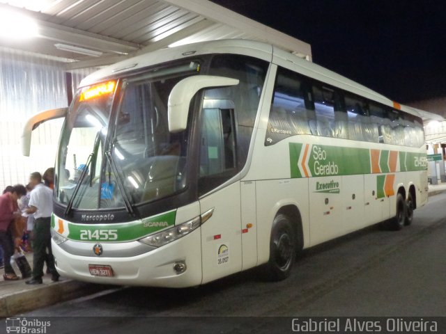 Cia. São Geraldo de Viação 21455 na cidade de Belo Horizonte, Minas Gerais, Brasil, por Gabriel Oliveira. Número da foto: #3362065.