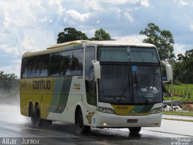 Empresa Gontijo de Transportes 16010 na cidade de Ribeirão Vermelho, Minas Gerais, Brasil, por Altair Júnior. ID da foto: 3360966.