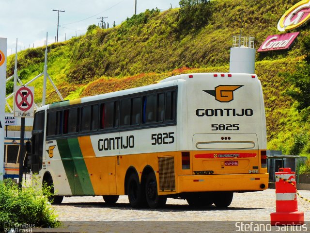 Empresa Gontijo de Transportes 5825 na cidade de João Monlevade, Minas Gerais, Brasil, por Stefano  Rodrigues dos Santos. ID da foto: 3361180.