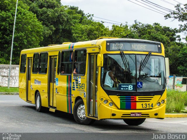 Cidade Alta Transportes 1.314 na cidade de Paulista, Pernambuco, Brasil, por João Bosco Melo Farias Severo de Almeida. Número da foto: #3361311.