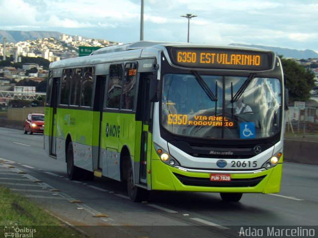 Sagrada Família Ônibus 20615 na cidade de Belo Horizonte, Minas Gerais, Brasil, por Adão Raimundo Marcelino. ID da foto: 3364909.