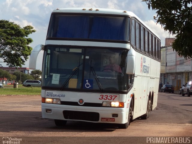 Viação Nova Integração 3337 na cidade de Cascavel, Paraná, Brasil, por Alexandre Rodrigo. ID da foto: 3364856.