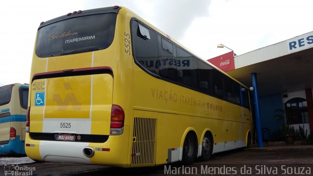 Viação Itapemirim 5525 na cidade de Paracatu, Minas Gerais, Brasil, por Marlon Mendes da Silva Souza. Número da foto: #3364404.