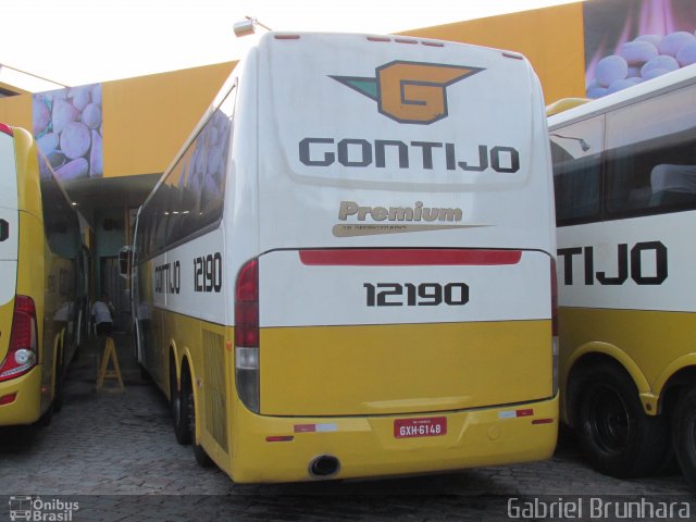 Empresa Gontijo de Transportes 12190 na cidade de Camanducaia, Minas Gerais, Brasil, por Gabriel Brunhara. ID da foto: 3363405.