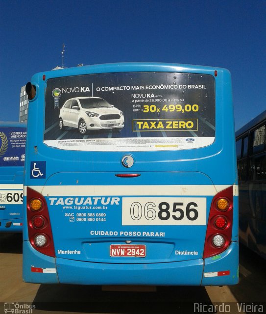 Taguatur - Taguatinga Transporte e Turismo 06856 na cidade de Brasília, Distrito Federal, Brasil, por Ricardo Vieira. Número da foto: #3364280.