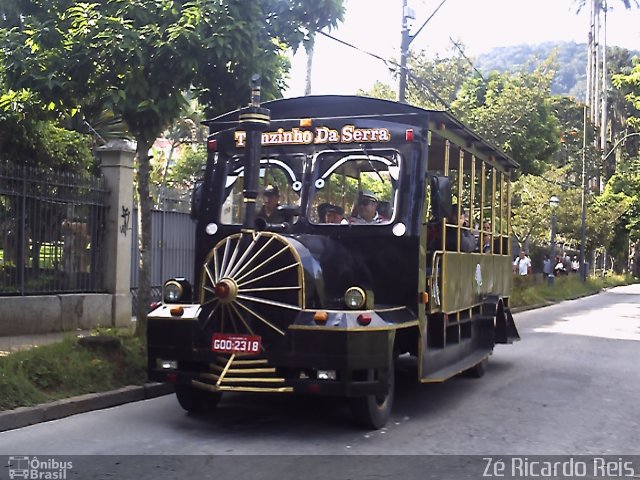 Trenzinho da Serra GOO2318 na cidade de Petrópolis, Rio de Janeiro, Brasil, por Zé Ricardo Reis. ID da foto: 3364514.