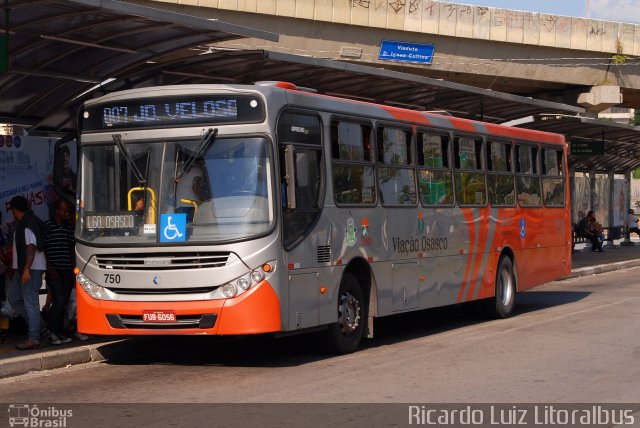 Viação Osasco 750 na cidade de Osasco, São Paulo, Brasil, por Ricardo Luiz. Número da foto: #3362665.