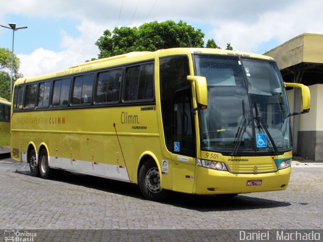 Viação Itapemirim 9501 na cidade de Vitória da Conquista, Bahia, Brasil, por Daniel  Machado. Número da foto: #3364661.