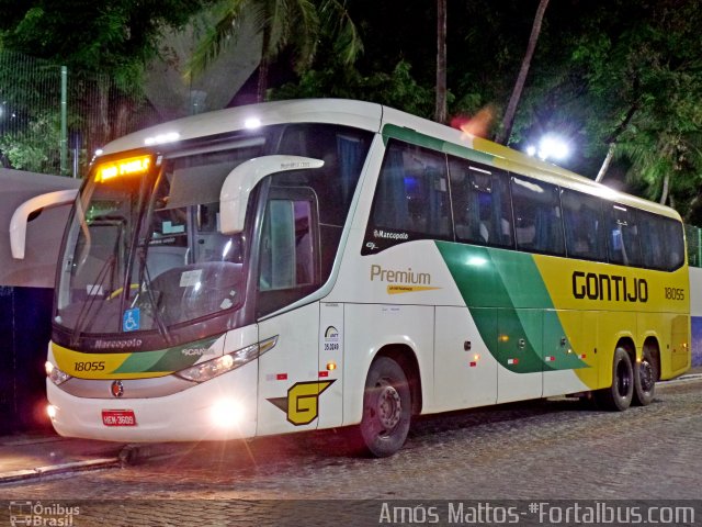 Empresa Gontijo de Transportes 18055 na cidade de Fortaleza, Ceará, Brasil, por Amós  Mattos. Número da foto: #3365172.
