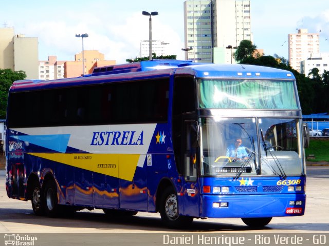 Viação Estrela 66308 na cidade de Goiânia, Goiás, Brasil, por Daniel Henrique. Número da foto: #3363153.