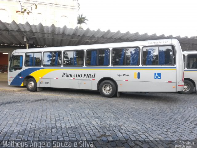 Viação Barra do Piraí Turismo RJ 113.009 na cidade de Valença, Rio de Janeiro, Brasil, por Matheus Ângelo Souza e Silva. ID da foto: 3363579.