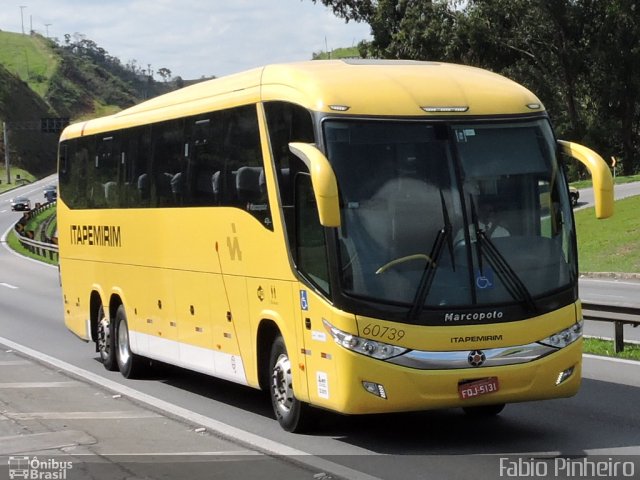 Viação Itapemirim 60739 na cidade de Santa Isabel, São Paulo, Brasil, por Fabio Pinheiro. ID da foto: 3363828.