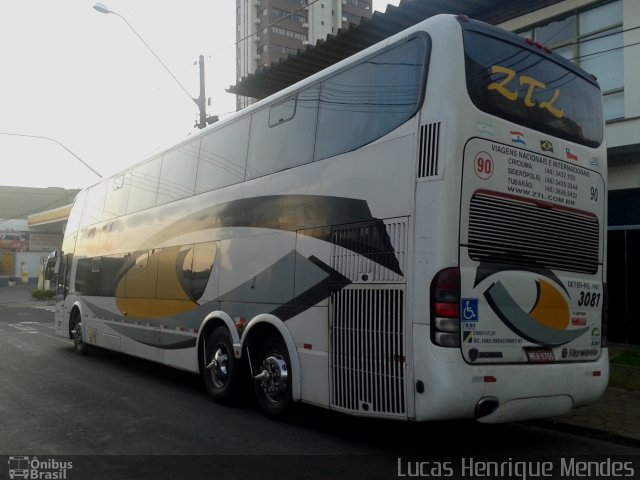 ZTL Turismo 3081 na cidade de Guarapuava, Paraná, Brasil, por Lucas Henrique Mendes. Número da foto: #3366843.