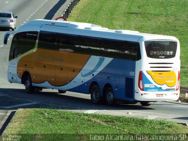 Empresa de Ônibus Circular Nossa Senhora Aparecida 1518 na cidade de Aparecida, São Paulo, Brasil, por Fabio Alcantara. Número da foto: #3367296.