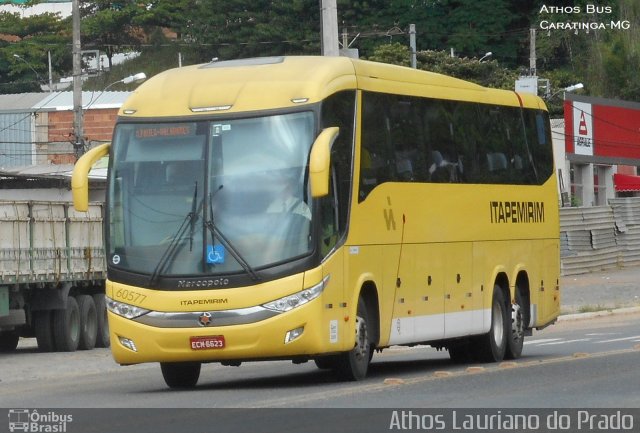 Viação Itapemirim 60577 na cidade de Caratinga, Minas Gerais, Brasil, por Athos Lauriano do Prado. Número da foto: #3367287.