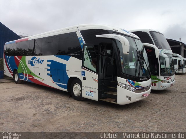 Auto Viação Critur 2280 na cidade de Criciúma, Santa Catarina, Brasil, por Cleber  Mariot do Nascimento. Número da foto: #3370063.