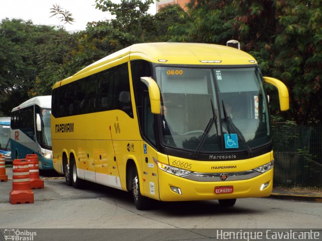 Viação Itapemirim 60605 na cidade de São Paulo, São Paulo, Brasil, por Henrique Cavalcante. ID da foto: 3369989.