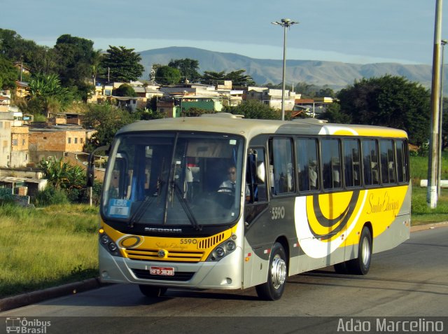 Viação Santa Edwiges 5590 na cidade de Belo Horizonte, Minas Gerais, Brasil, por Adão Raimundo Marcelino. ID da foto: 3369903.